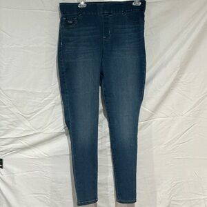Nine West Dark Wash Skinny Jeans Heidi Pull On